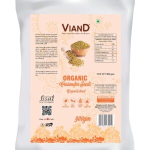 Organic Coriander Seeds (Whole)