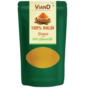 Viand Haldi: Organic Turmeric Powder (Oil-Retained)